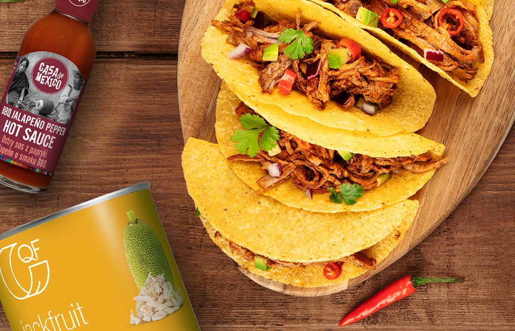 Taco z szarpanym jackfruitem Casa de Mexico