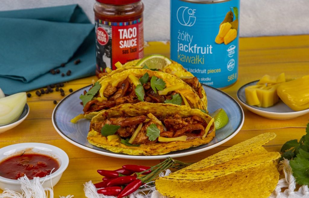 Taco z kurczakiem i żółtym jackfruitem Casa de Mexico