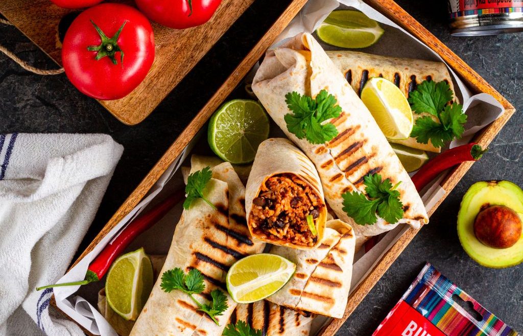 przepis Burrito z wołowiną, czarną fasolą i chipotle Casa de Mexico Łukasz Majchrowski Food Squer